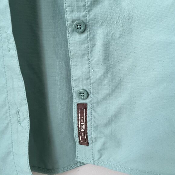 REI Co-op Womens‎ Blue Long Sleeve Button Up Athletic Size Small - Picture 5 of 10